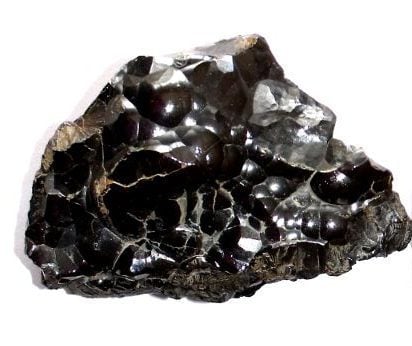 pierre de lithothérapie hématite brute mamelonnée