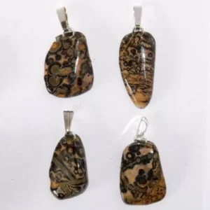 pendentif jaspe léopard