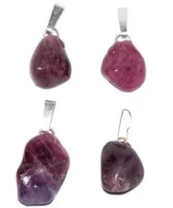 pendentif tourmaline rose