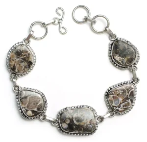 agate fossile bracelet