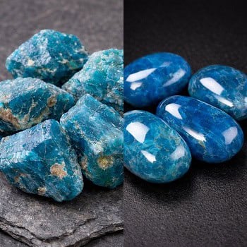 Apatite bleue